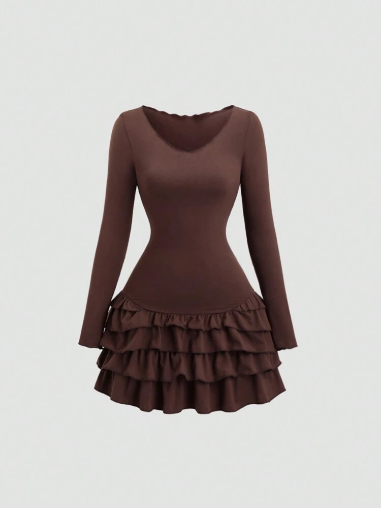 Velour™ | Cocoa Flare Dress