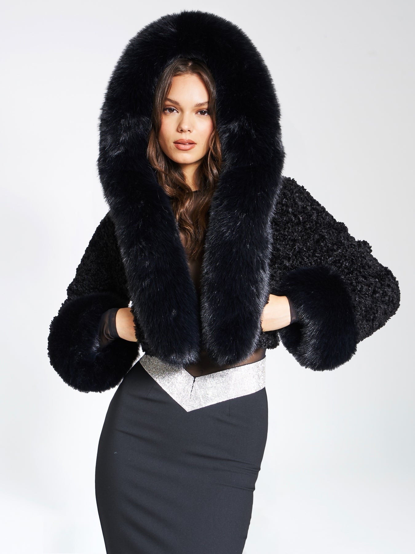 Velour™ | Cropped Fur Coat