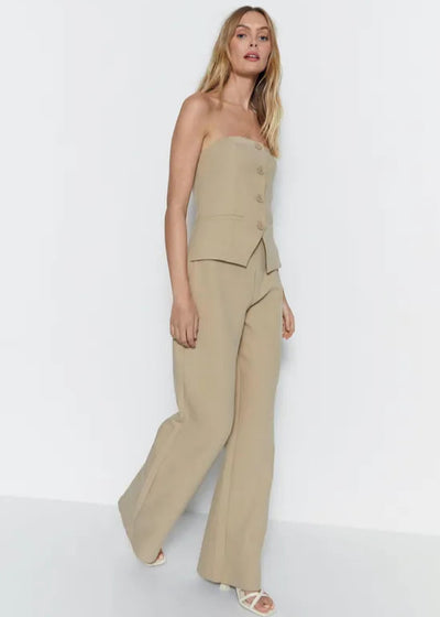 Velour™ | Bustier Tailored Jumpsuit