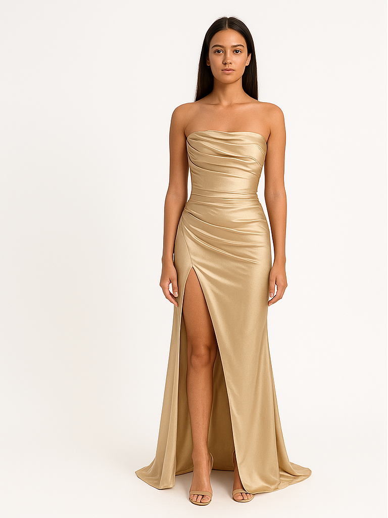 Velour™ | Golden Allure Dress