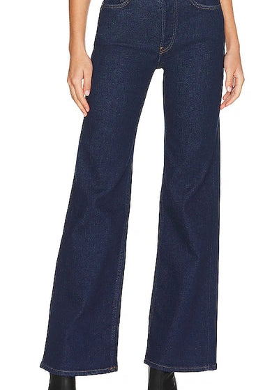 Velour™ | Wide Dark Blue Jeans