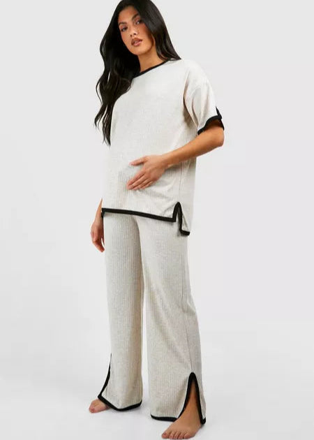 Velour™ | Comfy Black & White Sweater Set