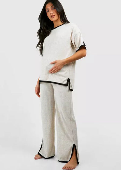 Velour™ | Comfy Black & White Sweater Set