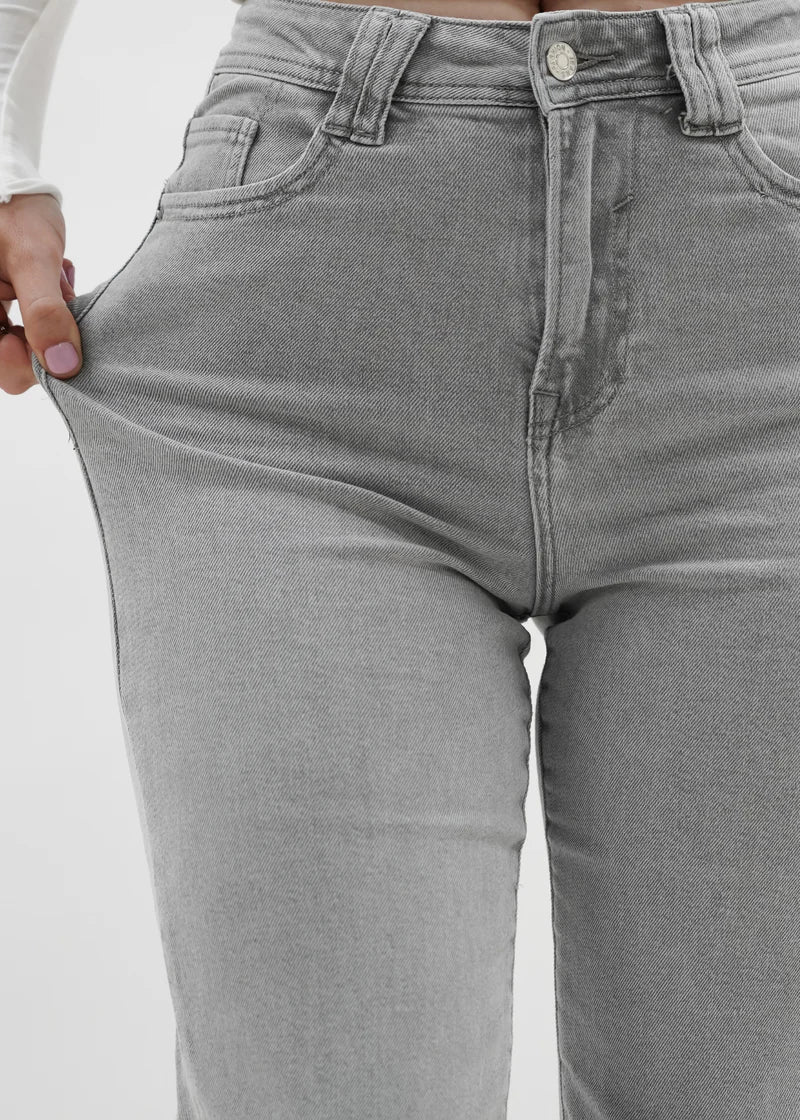 Velour™ | Light Grey Jeans