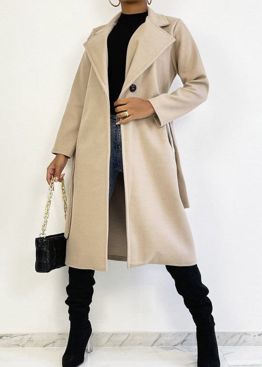 Velour™ | Beige Trench Coat