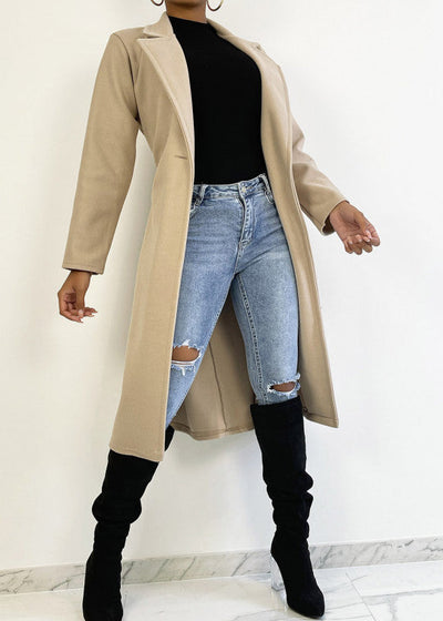 Velour™ | Beige Trench Coat