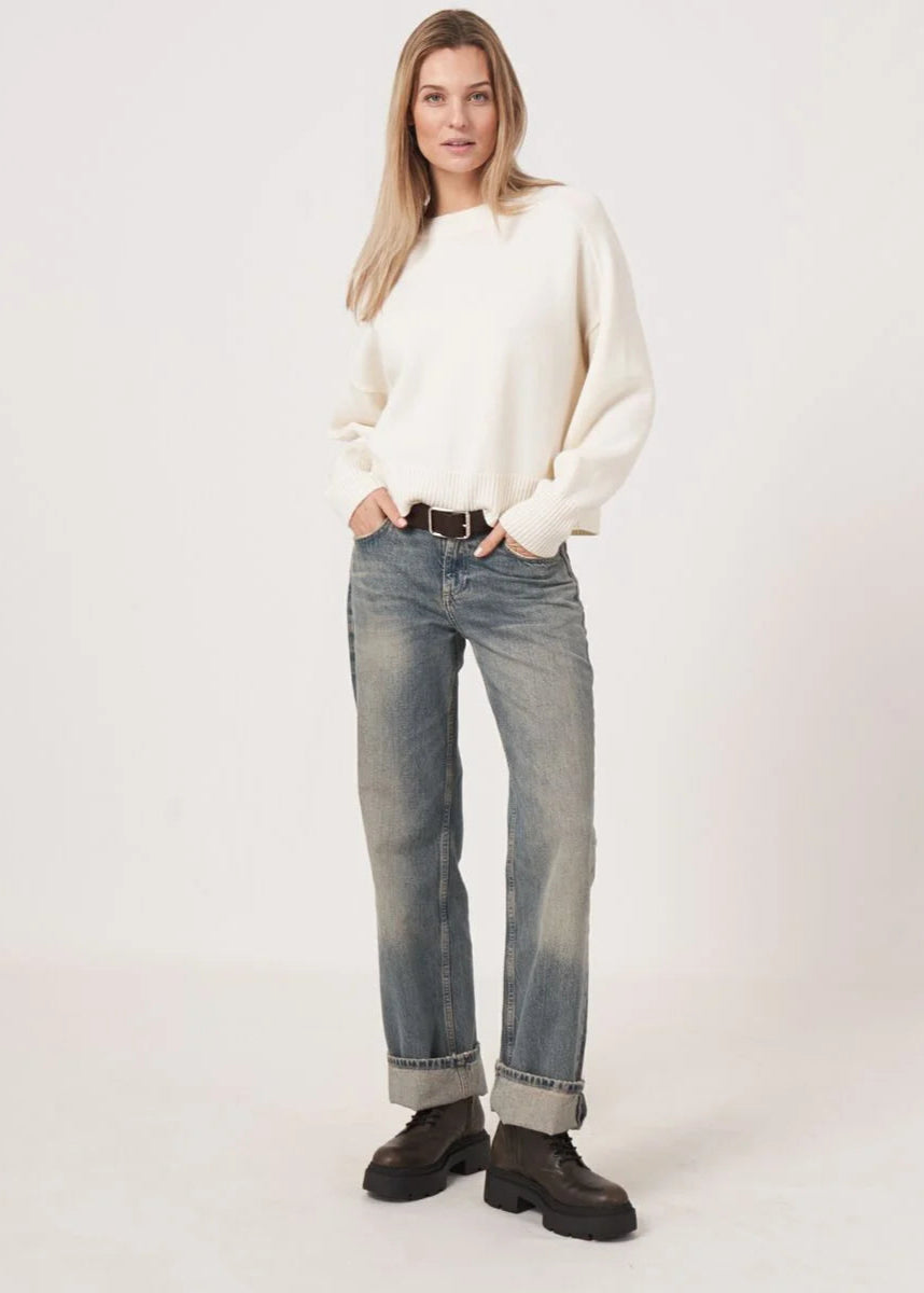 Velour™ | White Sweater