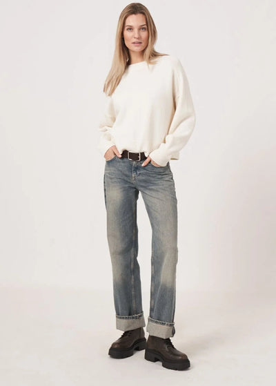 Velour™ | White Sweater