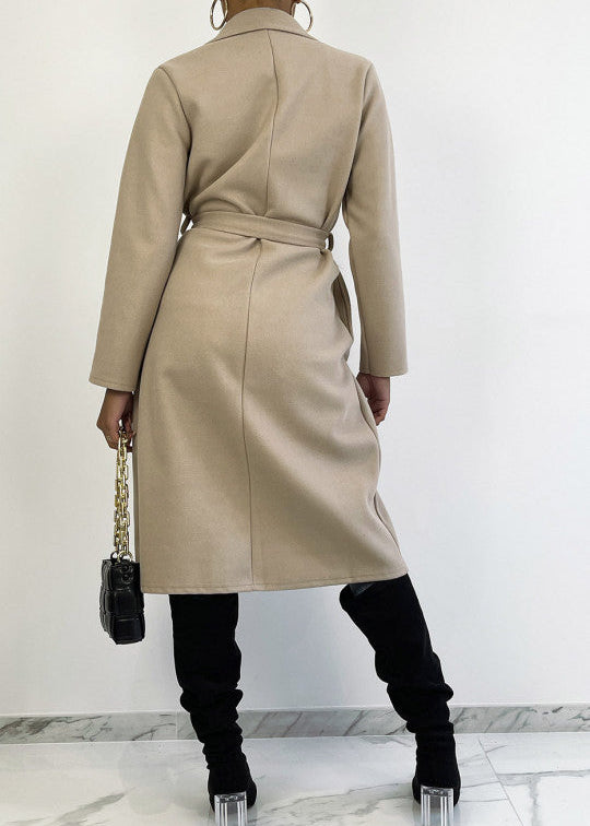 Velour™ | Beige Trench Coat